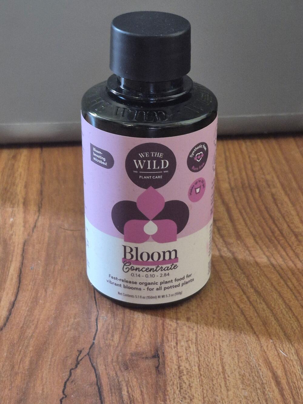 WE THE WILD Bloom Concentrate Fast-Release Organic Plant Food 5.3 fl oz s15